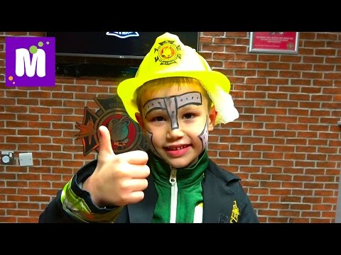 Видео: Макс Работает пожарным и Делает мороженое