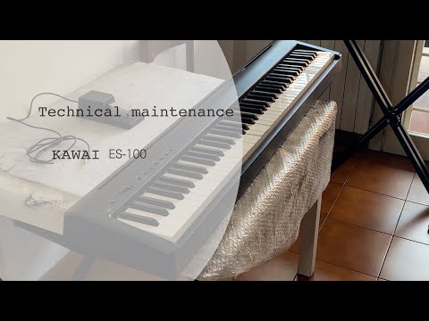 Видео: Обзор и техническое обслуживание цифрового пианино  KAWAI ES100