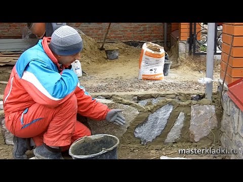 Видео: Кладка бутового камня в сырую погоду | ВАЖНЫЙ НЮАНС