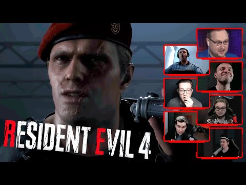 Видео: Реакция Летсплейщиков на Майора Краузера | Resident Evil 4 Remake