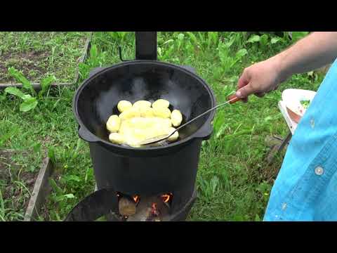 Видео: Картошка с мясом в казане.  Самый вкусный рецепт