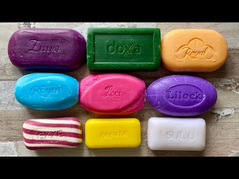 Видео: ASMR Soap cutting | Soap Carving|Резка мыла  | ASMR