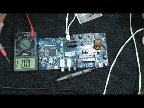 Видео: DEXP F32D7200C W не включается.
