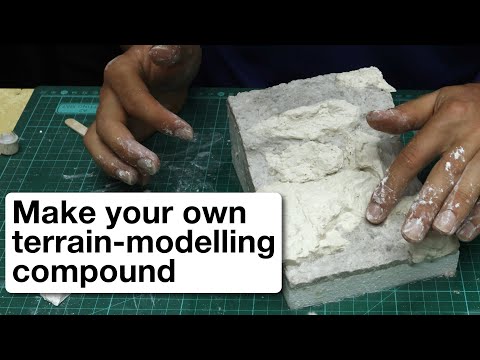 Видео: DIY Sculptamold: ЛУЧШИЙ состав для моделирования рельефа