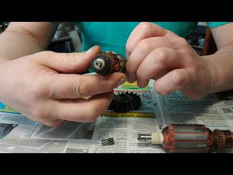 Видео: Восстановление шлицевой части ротора(якоря) перфоратора Bosch 2-24.