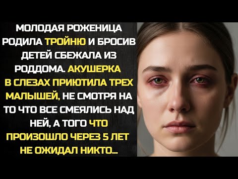 Видео: Молодая акушерка в слезах приютила тройню сбежавшей роженицы, но то, что произошло через 5 лет...