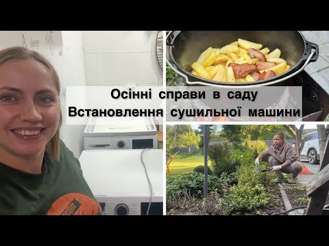 Видео: Осіння обрізка рослин👌Встановили сушку👍Прогулянка під час дощу♥️ Покупки для дому✔️