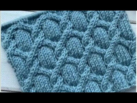 Видео: Красивые узоры спицами. Схемы.