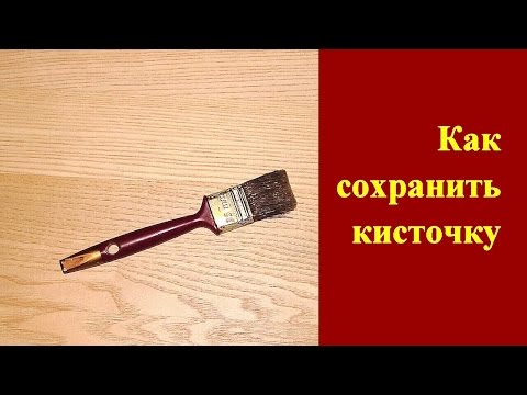 Видео: Как мыть, сушить, хранить синтетические кисти после акриловых красок и лака