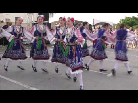 Видео: "На мегдана" в Дупница - Парк Рила Табиетфест, в изпълнение на танцов състав "Зора". HD