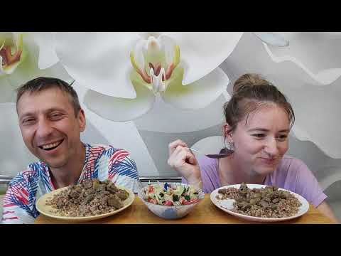 Видео: МУКБАНГ ГРЕЧКА С ПЕЧЕНЬЮ  на ужин |  #mukbang #asmrrussia