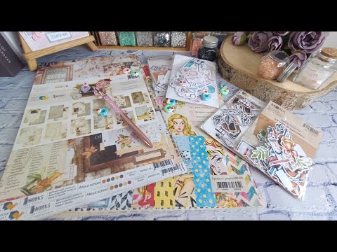 Видео: Посылки с Валберис . Бумага, высечки . #скрапбукинг