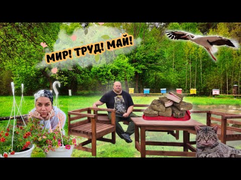 Видео: Простая деревенская жизнь💗🐕🐣🤗 Строим, солим, коптим!💪🥰😋 ВЫПУСК 22