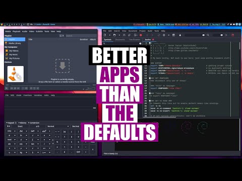 Видео: 7 приложений, которые лучше, чем стандартные в вашем дистрибутиве