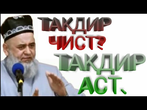 Видео: Ҳоҷи Мирзо. ТАҚДИР чист?