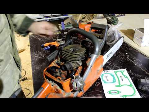 Видео: Меняем поршневую HUSQVARNA 365 из-за безалаберности