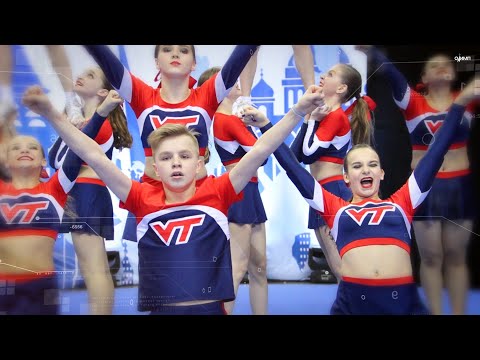 Видео: Чирлидинг. Спортивная Команда "ВЫСОТА". Cheerleading