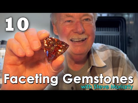 Видео: Огранка драгоценных камней 10 | Готовый морганит (открытый вид)