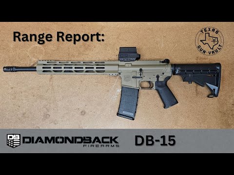 Видео: Отчет о стрельбе: Diamondback DB-15 (Иногда вы получаете то, за что платите)