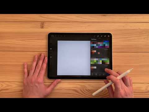 Видео: МК как создать палитру цветов в прокреэйт (Procreate) из изображения (how to create color pallete)