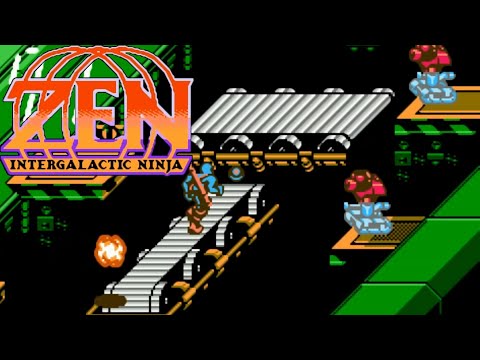 Видео: Zen: Intergalactic Ninja (NES - Dendy - Famicom - 8 bit) - Прохождение игры Ниндзя Зен на Денди