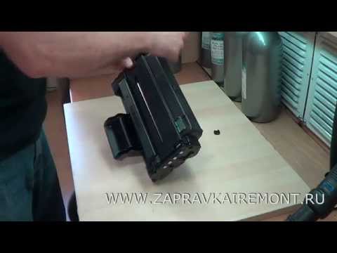 Видео: Заправка картриджа Samsung MLT-D205S