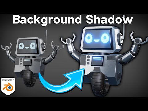 Видео: Как добавить фоновые тени к объектам в Compositor Blender
