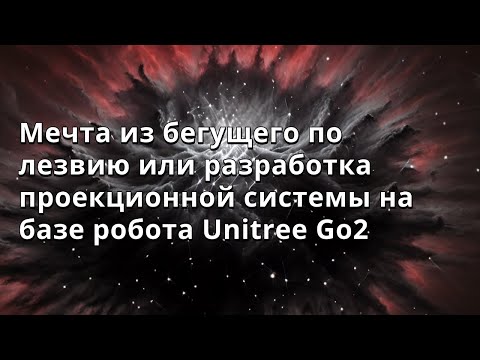 Видео: Дмитрий Федотов | Мечта из бегущего по лезвию или разработка проекционной системы на базе робота