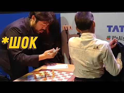 Видео: Хикару в шоке от мальчика!Хикару Накамура Vs Параггнадха