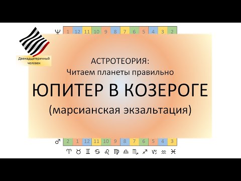 Видео: Читаем планеты правильно. Юпитер в Козероге