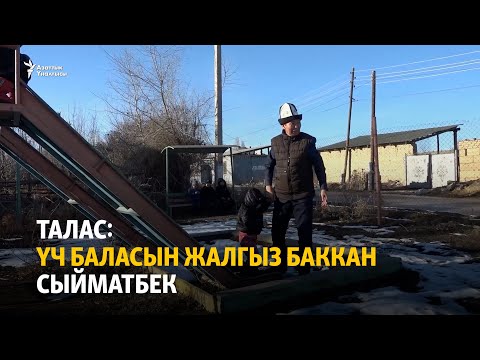 Видео: Талас: үч баласын жалгыз баккан Сыйматбек