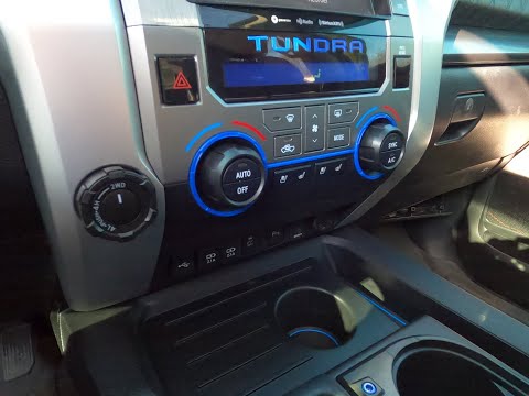Видео: Установка ручек управления климатом и декоративной накладки AJT Design на Toyota Tundra