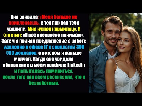 Видео: Она заявила: «Меня больше не привлекаешь ты, с тех пор как тебя уволили. Мне нужен...»