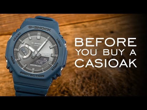 Видео: Перед покупкой часов G-Shock CasiOak (Руководство по сбору, как пользоваться и настраивать, а так...