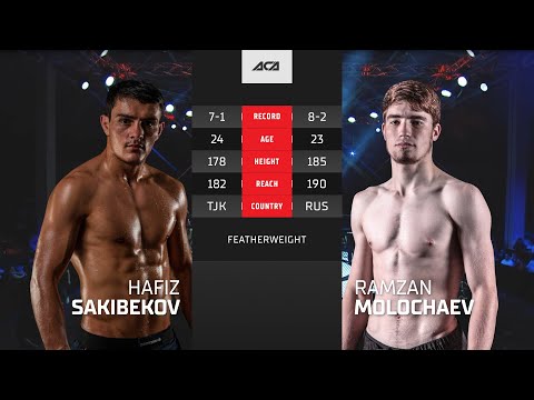 Видео: Хафиз Сакибеков vs. Рамзан Молочаев | Khafiz Sakibekov vs. Ramzan Molochaev | ACA YE 39