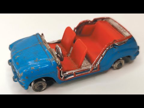 Видео: Corgi реставрация Fiat 600 Gia Jolly № 242 Игрушечная модель литая.