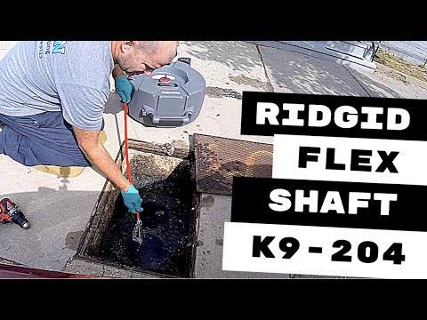 Видео: УЧЕНИК САНТЕХНИКИ | RIDGID FLEXSHAFT K9-204