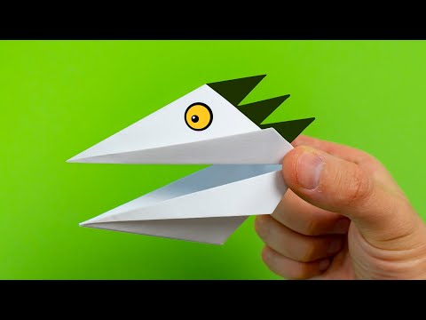 Видео: Оригами: голова ящерицы игуаны. Как сделать ящерицу из бумаги А4 без клея и без ножниц - лёгкое DIY