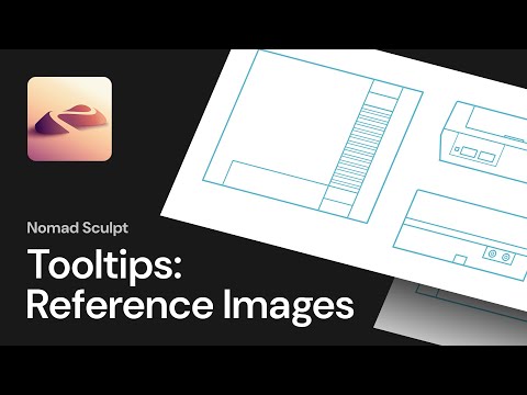 Видео: Nomad Sculpt: Подсказки: Справочные изображения