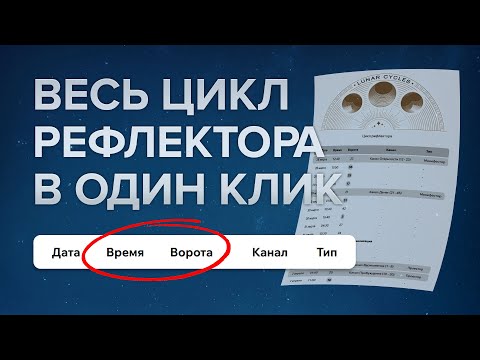Видео: Рефлектор. Как рассчитать лунный цикл