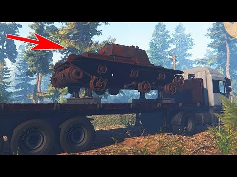 Видео: НАШЁЛ ДРОНОМ КОРПУС ТАНКА КВ-1 ! ВОССТАНОВЛЕНИЕ В МУЗЕЙ! - TANK MECHANIC SIMULATOR