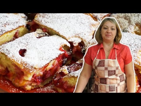 Видео: Заливной пирог со сливой Просто и вкусно