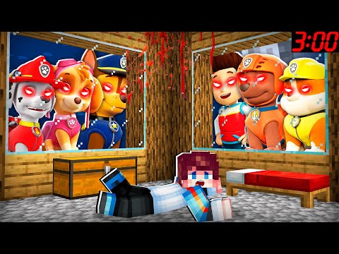 Видео: НІКОЛИ НЕ ЗВ'ЯЗУЙСЯ ІЗ ЩЕНЯЧИМ ПАТРУЛЕМ.ЕХЕ О 3 ГОДИНІ НОЧІ В МАЙНКРАФТІ