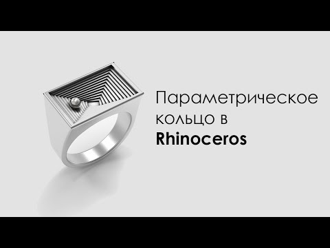 Видео: Параметрическое кольцо в Rhinoceros