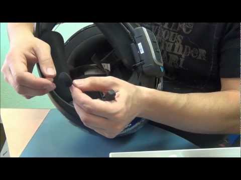 Видео: Установка (крепление) мотогарнитуры SCALA RIDER на шлем