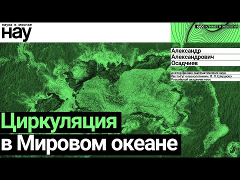 Видео: «Циркуляция в Мировом океане». Спикер: Александр Александрович Осадчиев