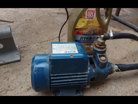 Видео: Качаем масло водяным насосом