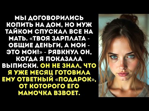 Видео: «Твоя зарплата — общие деньги! А мои — это мои!» — рявкнул муж, требуя мою премию