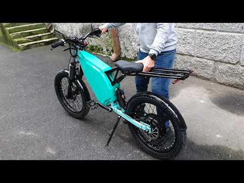 Видео: Электровелосипед для доставки 200км на одном заряде