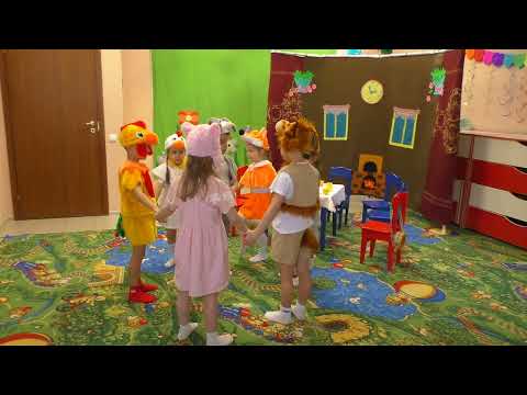 Видео: Кошкин дом.  Спектакль в исполнении старшей группы